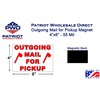 Outgoing Mail for Pickup Magnet - 4x6 Heavy Duty 55
