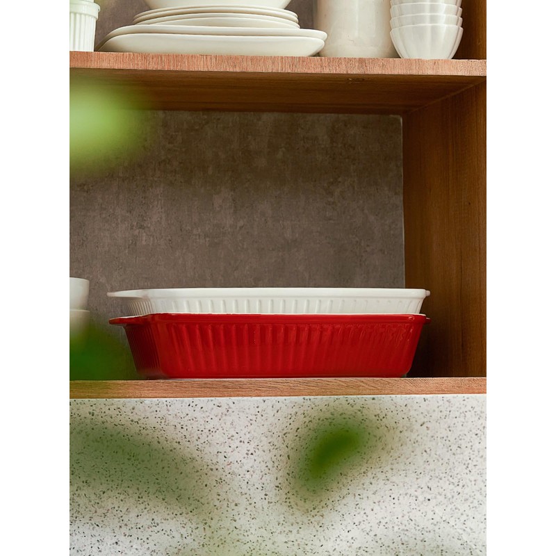 DOWAN 9x13-inch Deep Casserole Baking Dish for Lasagna, 135 oz