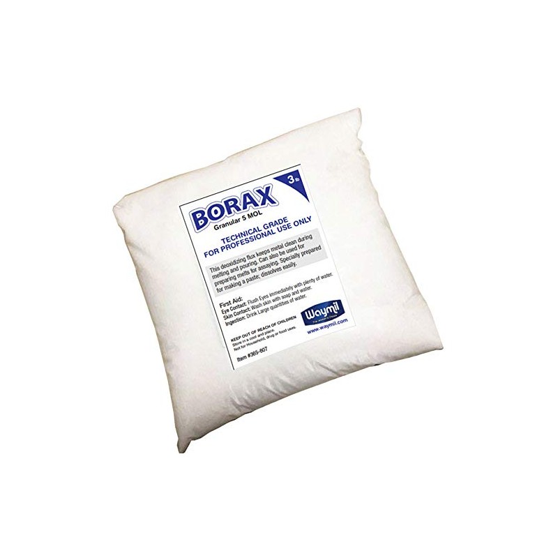 Borax Flux 3Lb Melting Gold Silver Crucible Glaze Jewelry Casting