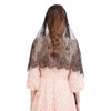 Uccellino Catholic Veil Church Mass Worship Stole with Attached Comb