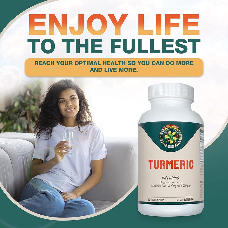 Carnivora Turmeric – Support for Joints and Digestive Health (90