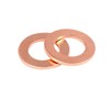 X AUTOHAUX Copper Washer Flat Seal Ring for Car 12