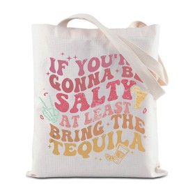 ZJXHPO Tequila Tote Bag Tequila Lover Gift Summer Beach Reusable Grocery Shopping Bag Drinking Day Gift (C-Tequila Tote)