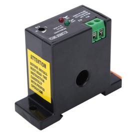 Current Sensor Switch, 0.2-30 A Adjustable Current Meter Switch No/Nc Pressure-resistant Self-Powered Controller, for 0-240 V AC & DC Circuit with 35 mm DIN Rail (Normally Open)