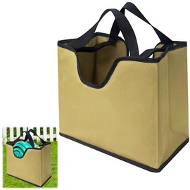 Garden Hose Storage Bag, Portable Expandable Hose Holder for 50-100ft Tube, Lightweight Garden Hose Bag with Drain Hole & Handle for Protect and Organize