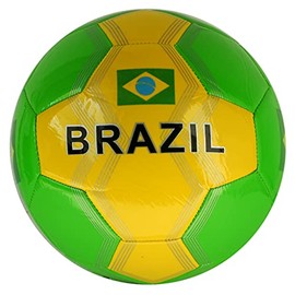 Brazil Football with Brazilian Flag Size 5 Colour Green / Yellow
