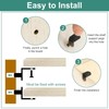 Hunken 30 Pcs Shelf Support Pins, 6 mm L-Shaped Support