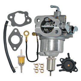 AM130921 AM130924 Carburetor Fits For John Deere LX277 Kawasaki carburetor Compatible with Lawn Tractor Engine for Kawasaki 15003-7037 15003-7034 FH531V with Fuel Pump