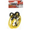 SANTUL, Tensores Ajustables 24", Color Amarillo, para Campamento y Hogar,