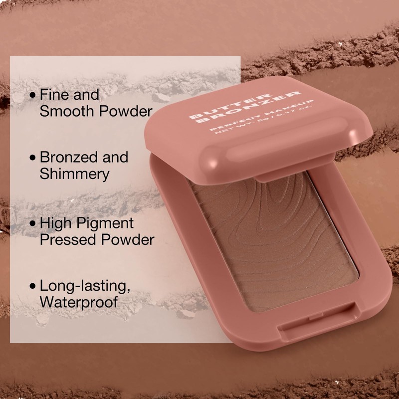 Boobeen Soft Matte Bronzer, Contour Palette for Face, Bronzing Blush