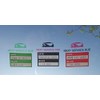 Oil Change Stickers Static Cling, MeshaKippa Green 60pcs Clear Oil