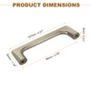 sourcing map Cabinet Pulls, 6Pcs 4 Inch - Aluminum Alloy