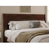AFI, Casanova King Solid Wood Panel Headboard, Walnut