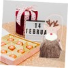 Ciieeo 2sets Cartoon Packing Bags Storage Baskets for Xmas Candy