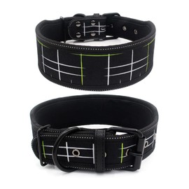 FUNAT Reflective printed collar, suitable for medium and large dogs, comfortable reflective cat and dog collar