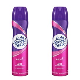 Lady Speed Stick 2 Pack Lady Speed Stick Spray Pro Deodorant 48HrsProtectio