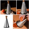 HEMOTON Cone Grater Kitchen Gadget Handheld Food Shredder Kitchen Food
