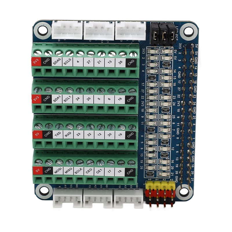 Sensor Expansion Board for 4B 3B CM4 PCF8591 LED GPIO