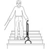 Rock Steady Cane Stair Assist Cane – Less Effort Going
