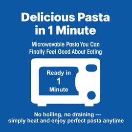 Pasta Zing Elbow Pasta – Fully Cooked, Microwave-Ready in 1 Minute, Made with 100% Italian Durum Wheat, Non-GMO, Halal & Kosher Certified – 7.05 oz (Pack of 7)