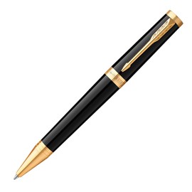 PARKER 2182622 Parker Ballpoint Pen Ingenuity Black GT Medium Point, Oil Based in Gift Box