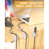 6 Pack Magnetic Cable Clips, Adjustable Cord Holder for Under