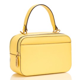 Karl Lagerfeld Paris Simone Studded Camera Crossbody, Aspen Yellow