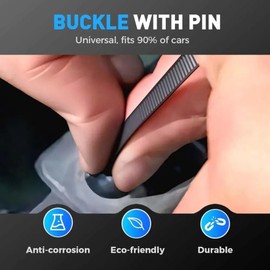 Juego de 50 cinchos automotrices Tolba ideales para sujetar molduras, carrocería, interiores y puertas de autos. Resistentes, duraderos y fáciles de instalar remache autobloqueante bridas de Nailon