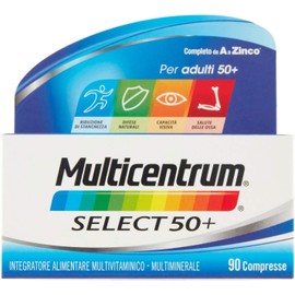 Multicentrum Adults 50+, Multivitamin-multimineral Food Supplement with B Vitamins, 90 Tablets