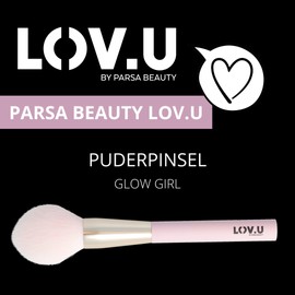 PARSA Beauty LOV.U Slant Shape Powder Brush - Large Powder Brush - Powder Brush - Powder Brush