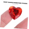 DIYEAH 12 Piezas Diamantes De Imitación Pegatinas Pequeño Corazón Día