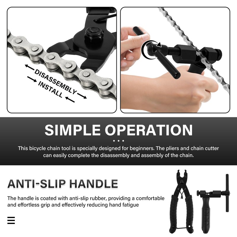 Bike Link Plier High Carbon Steel Electroplated Heat Treatment Bicycle