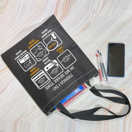 VAMSII Chess Lover Tote Bag Funny Chess Player Gifts Things I do in My Spare Time Chess Storage Bag Board Game Lover Gift (spare time tote)