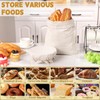 BIEOFFEI 2 Pack Sourdough Bread Bags Reusable Linen Bread Storage
