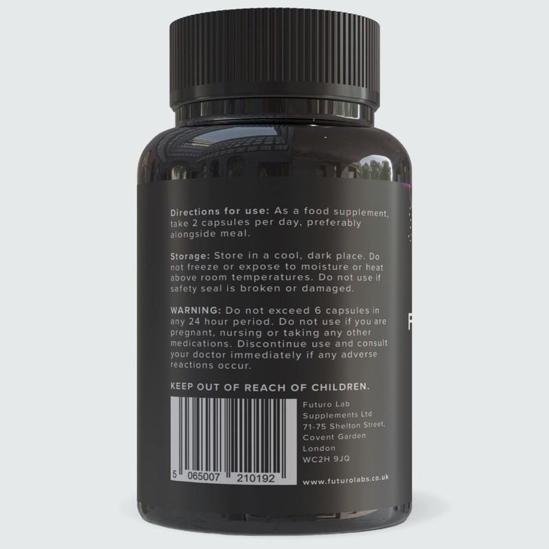 Glutathione Capsules 500mg Dose - Highly Purified and Highly Bioavailable