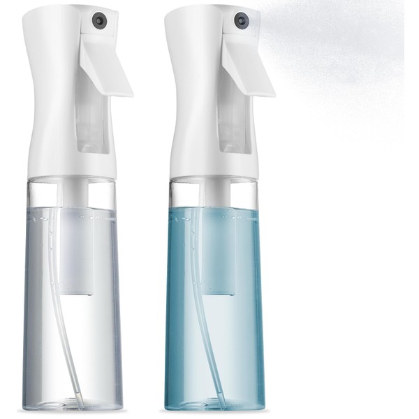 2 Pack Continuous Spray Bottles - Ultra Fine Mist Sprayer