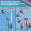 1.5HP 110v Submersible Sewage Drain Flood Stainless Steel Clean/Dirty Water