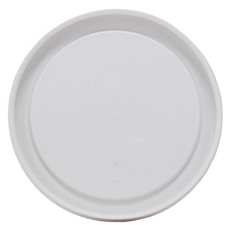 Pyrex 7200-PC 2 Cup White Food Storage Replacement Lid (2-Pack)