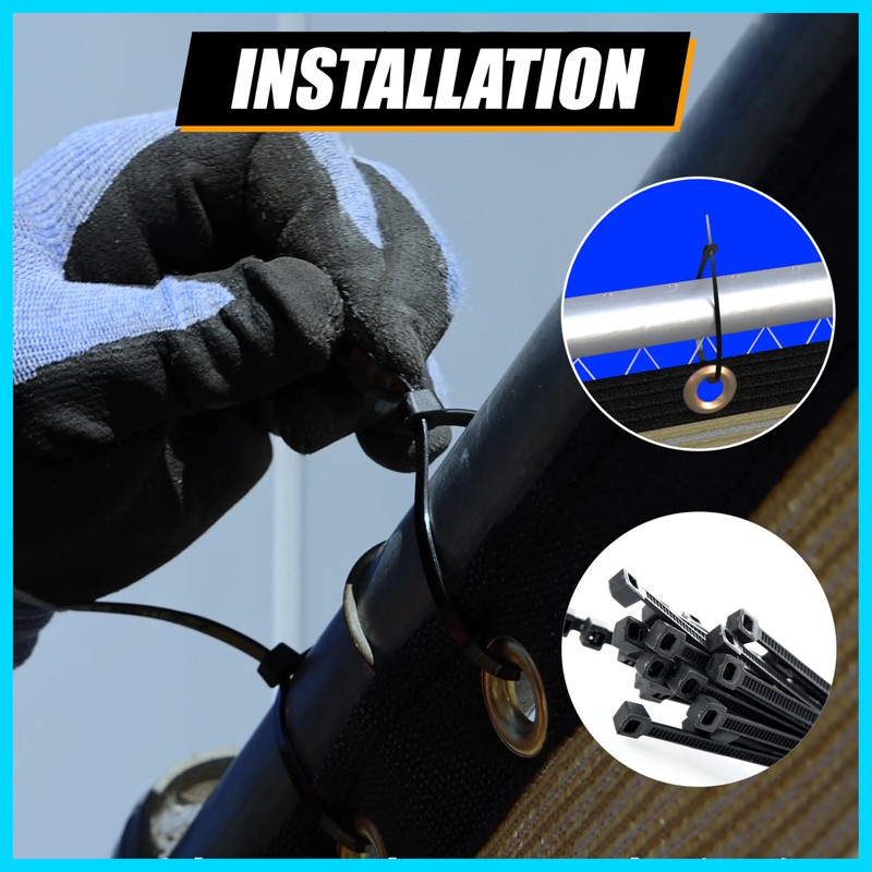 ShadeMart 4' x 90' Fence Privacy Screen Grey Heavy Duty