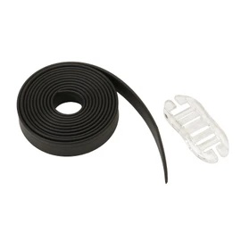 [View] VB120H BK Solid Color Strap for Swimming Goggles, Made in Japan, Custom Spare Belt, Black