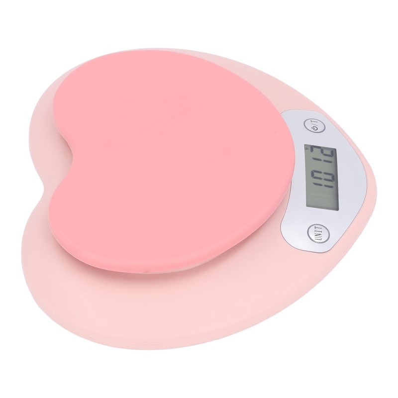 1g Accuracy Digital Kitchen Scale 5kg Household Small Heart Shape