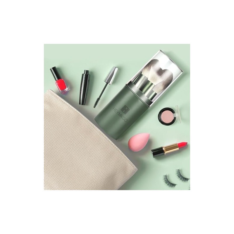 HEYMKGO - Juego de 11 brochas de maquillaje con cerdas
