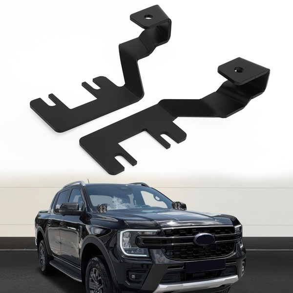 JERBOR Ditch Light Mounting Brackets Kit for Ford Ranger 2023