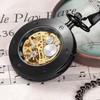 ShoppeWatch Mens Pocket Watch with Chain | Classic Mechanical Hand