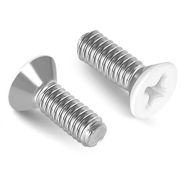 #8-32 x 1 Flat Countersunk Head Machine Screws, Full Thread,