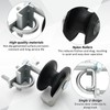 Blulu 2 Pcs Chain Link Nylon Rolling Gate Track Wheel