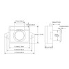 CALIDAKA Push Button Latch Catch Push Door Lock,Push Button Cabinet