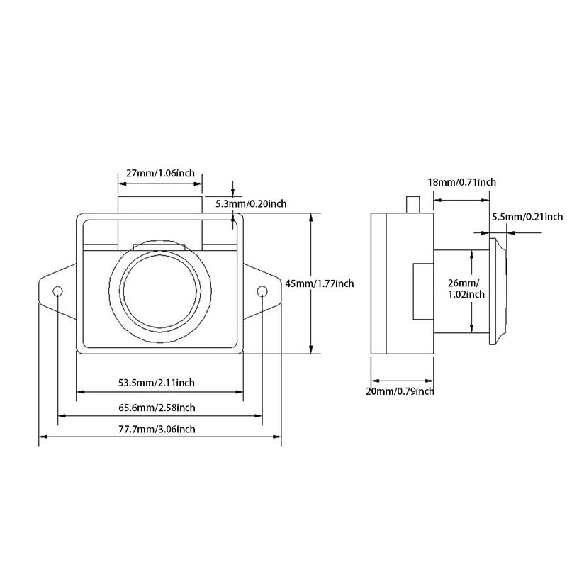 CALIDAKA Push Button Latch Catch Push Door Lock,Push Button Cabinet