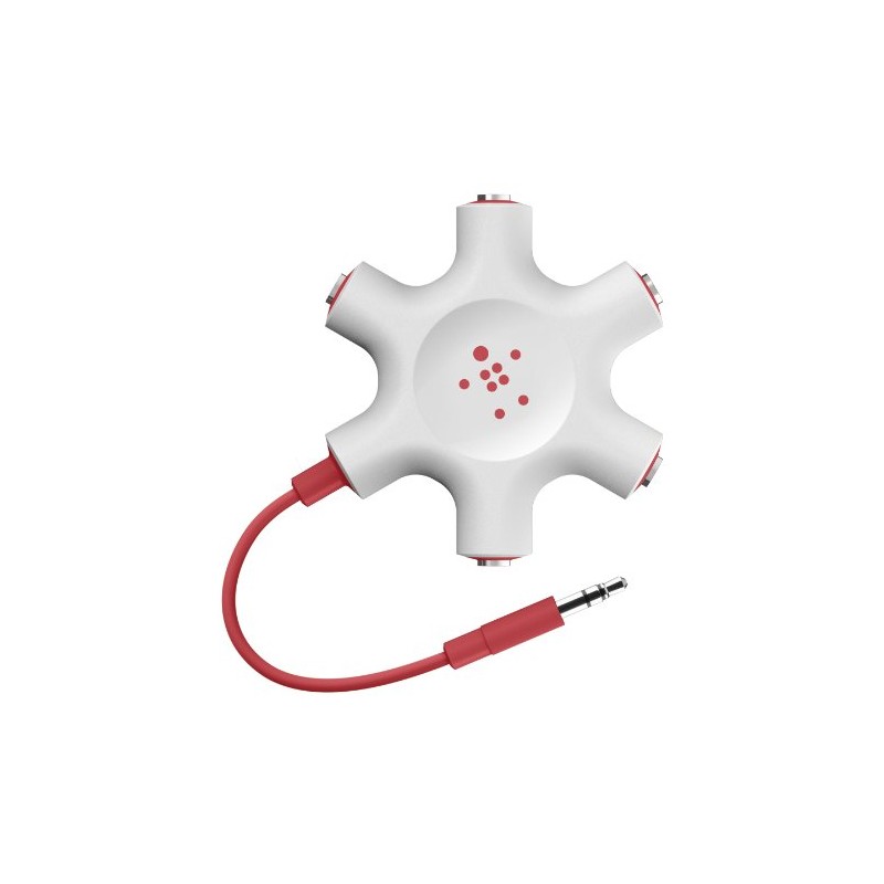 Belkin F8Z274BTRED Splitter Audio Cable Rockstar Mini-Phone