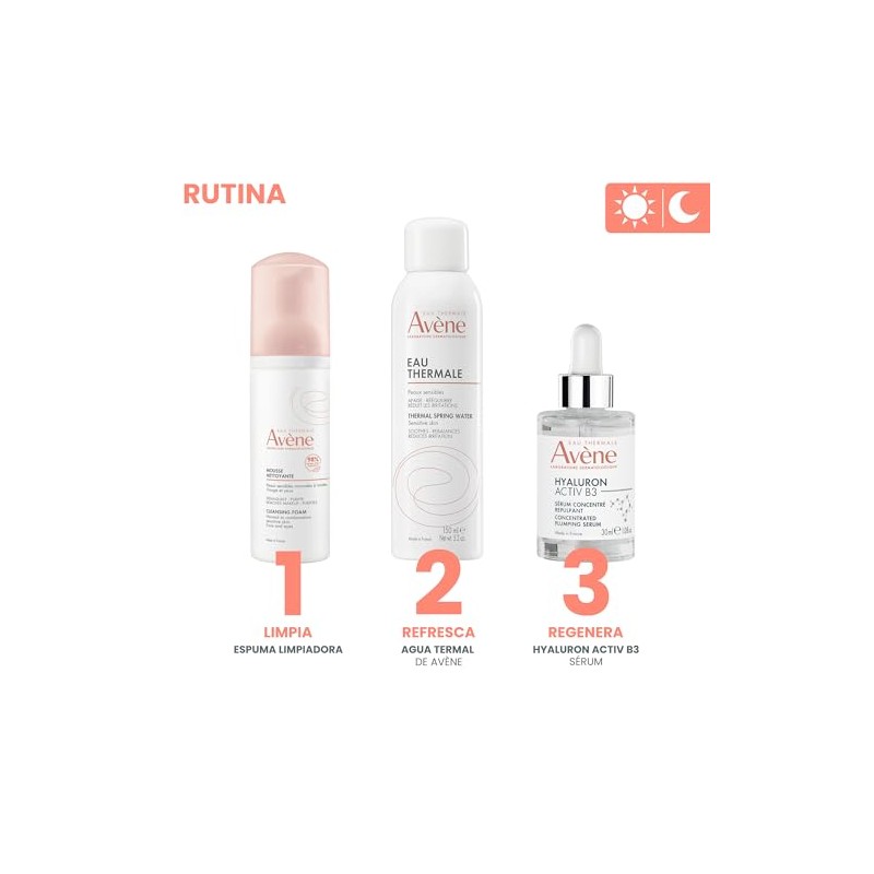 AVENE, Espuma Limpiadora Facial, desmaquilla y purifica, piel normal a